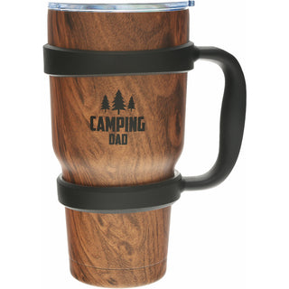 Camping Dad 30 oz Stainless Steel Travel Tumbler with Handle