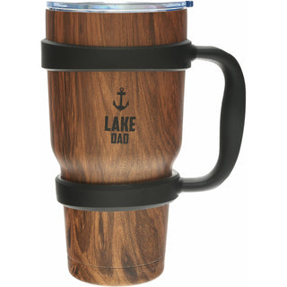 Lake Dad 30 oz Stainless Steel Travel Tumbler with Handle