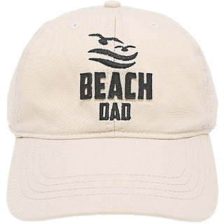Beach Dad Beige Adjustable Hat