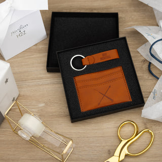 Hunting PU Leather Keyring & Wallet Set