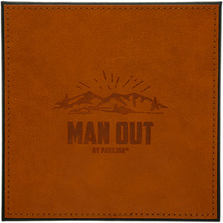 Outdoors Man PU Leather Keyring & Wallet Set