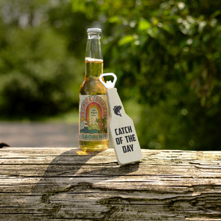Fishing 7" Bottle Opener Magnet