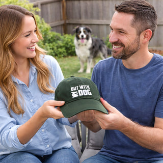 My Dog Dark Gray Adjustable Hat