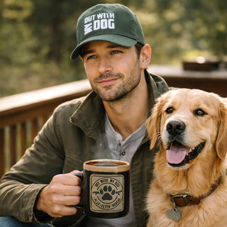 My Dog Dark Gray Adjustable Hat