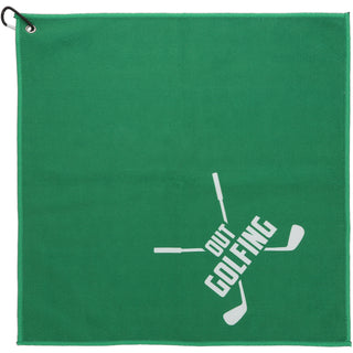 Out Golfing 16" Microfiber Golf Towel