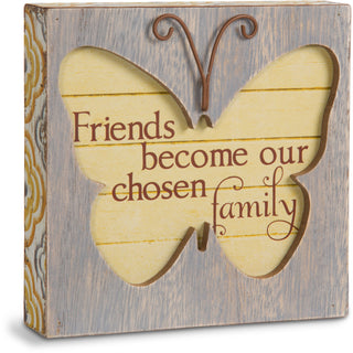 Friend 4.5" Butterfly Plaque