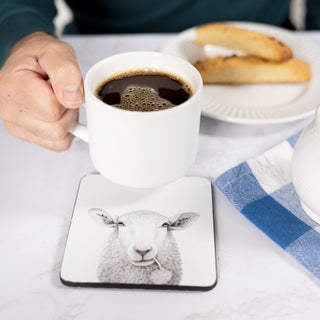 Sheep 4.25" Coaster