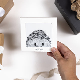 Hedgehog 4.25" Coaster