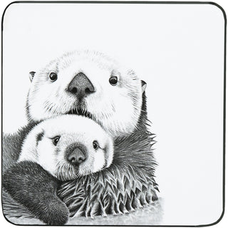 Otters 4.25" Coaster