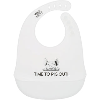 Pig Out! Silicone Catch All Bib
