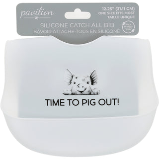 Pig Out! Silicone Catch All Bib