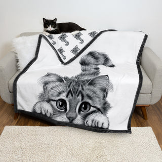 Cat 50" x 60" Royal Plush Blanket