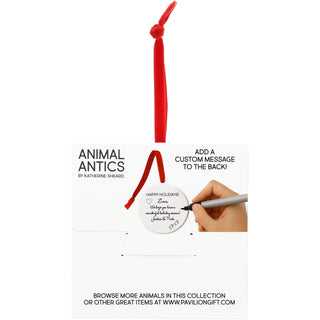 Lab 4" Ceramic Ornament