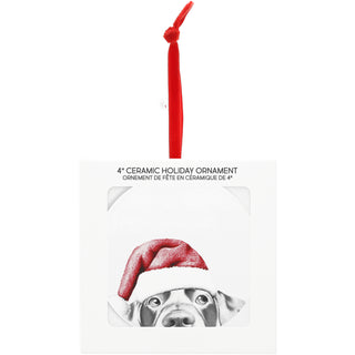 Cat 4" Ceramic Ornament