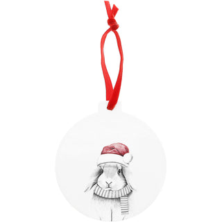 Bunny 4" Ceramic Ornament