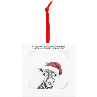 Giraffe 4" Ceramic Ornament