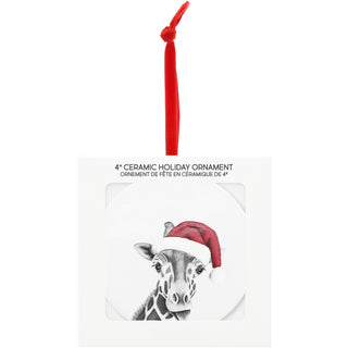 Giraffe 4" Ceramic Ornament
