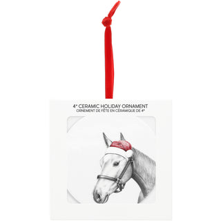 Horse 4" Ceramic Ornament