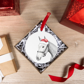 Horse 4" Ceramic Ornament