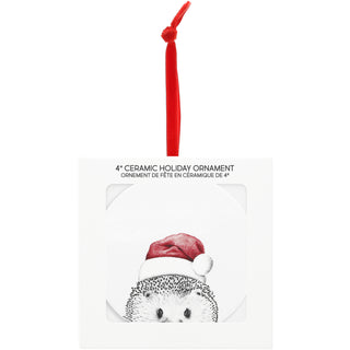 Hedgehog 4" Ceramic Ornament