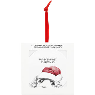 Furever 4" Ceramic Ornament
