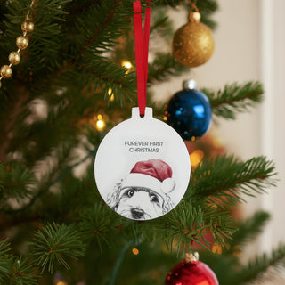 Furever 4" Ceramic Ornament