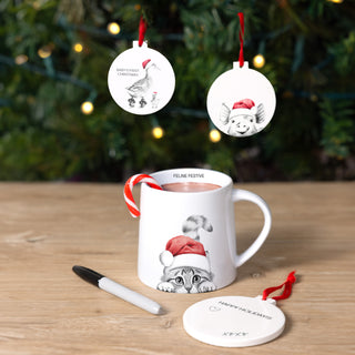 Feline Festive 17 oz Mug