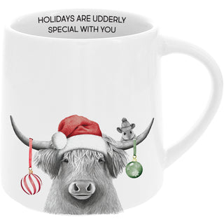 Udderly Holiday 17 oz Mug