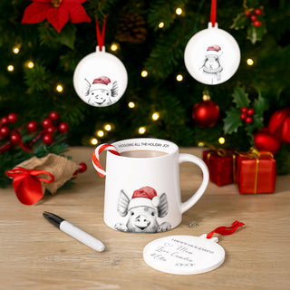 Hogging Holiday 17 oz Mug