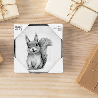 Squirrel 4.25" Keepsake Dish