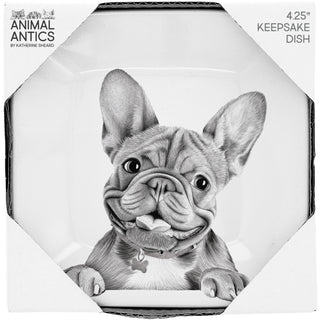 Frenchie 4.25" Keepsake Dish