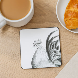 Rooster 4.25" Coaster