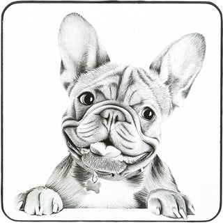 Frenchie 4.25" Coaster