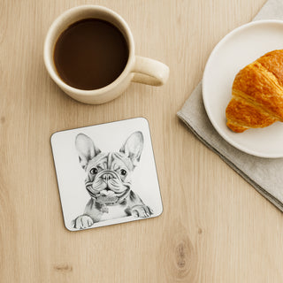 Frenchie 4.25" Coaster