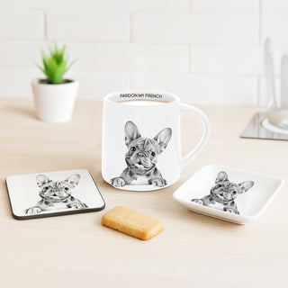 Frenchie 4.25" Coaster
