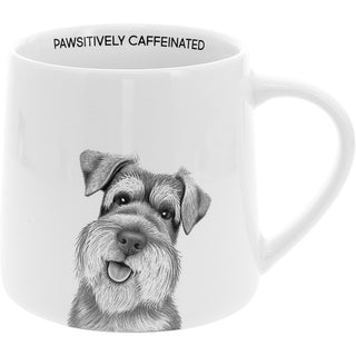 Pawsitively Caffeinated 17 oz Mug