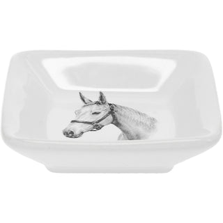 Hay There 2.5" Trinket Dish & 5mm Cubic Zirconia Stud Earring Set