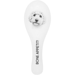 Bone Appetit! 9.25" Glass Spoon Rest