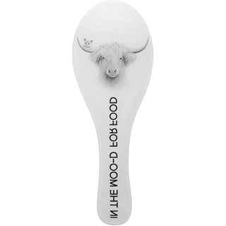 Moo-d For Food 9.25" Glass Spoon Rest