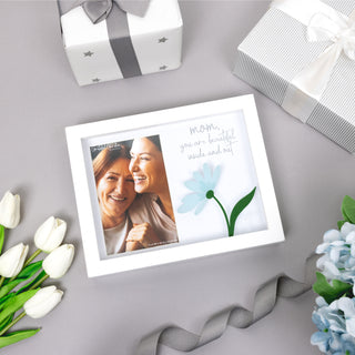 Beautiful Mom 9.5" x 7.5" Shadow Box Frame (Holds 4" x 6" Photo)