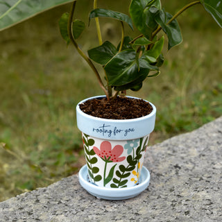 For You 4" Planter with Tray