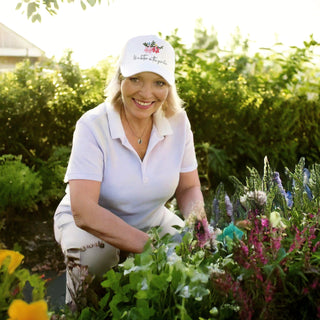 The Garden White Adjustable Hat