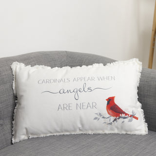 Cardinals Appear 20" x 12" Throw Pillow