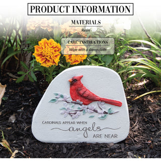 Cardinals Appear 5.5" Standing Memorial Stone