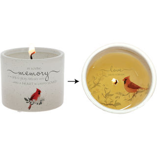 In Loving Memory 8 oz - 100% Soy Wax Reveal Candle Scent: Tranquility