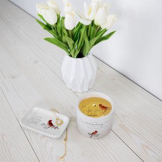 In Loving Memory 8 oz - 100% Soy Wax Reveal Candle Scent: Tranquility