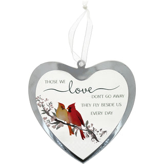 Those We Love 4.75" Mirrored Glass Ornament