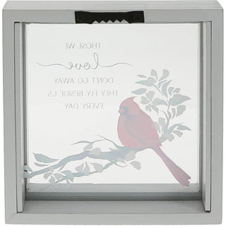 Those We Love 5" x 5" Framed Glass Plaque