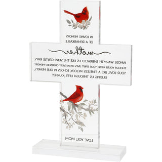 Mother 8" Acrylic Cross Plaque