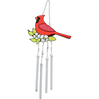 Cardinals Appear 17.5" Wind Chime